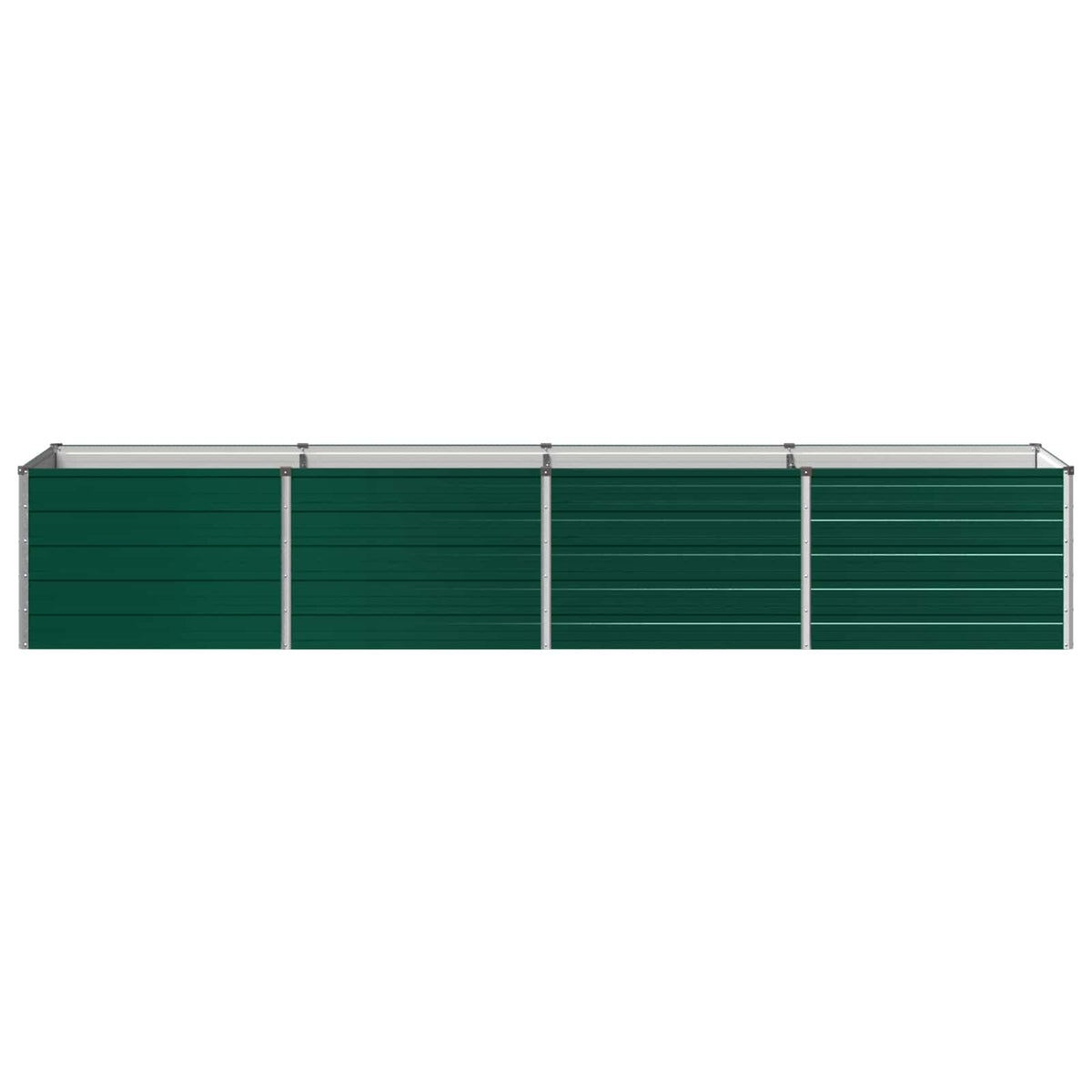 Verhoogd Tuinbed Groen 320 x 80 x 55 cm koudgewalst stalen