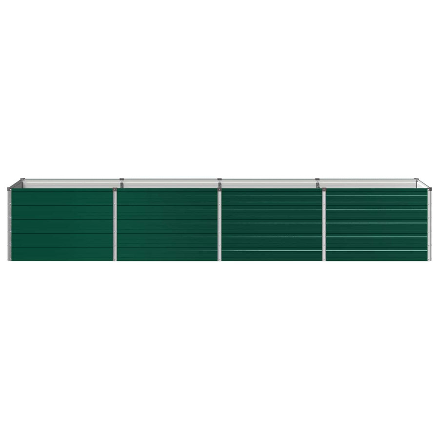 Verhoogd Tuinbed Groen 320 x 80 x 55 cm koudgewalst stalen