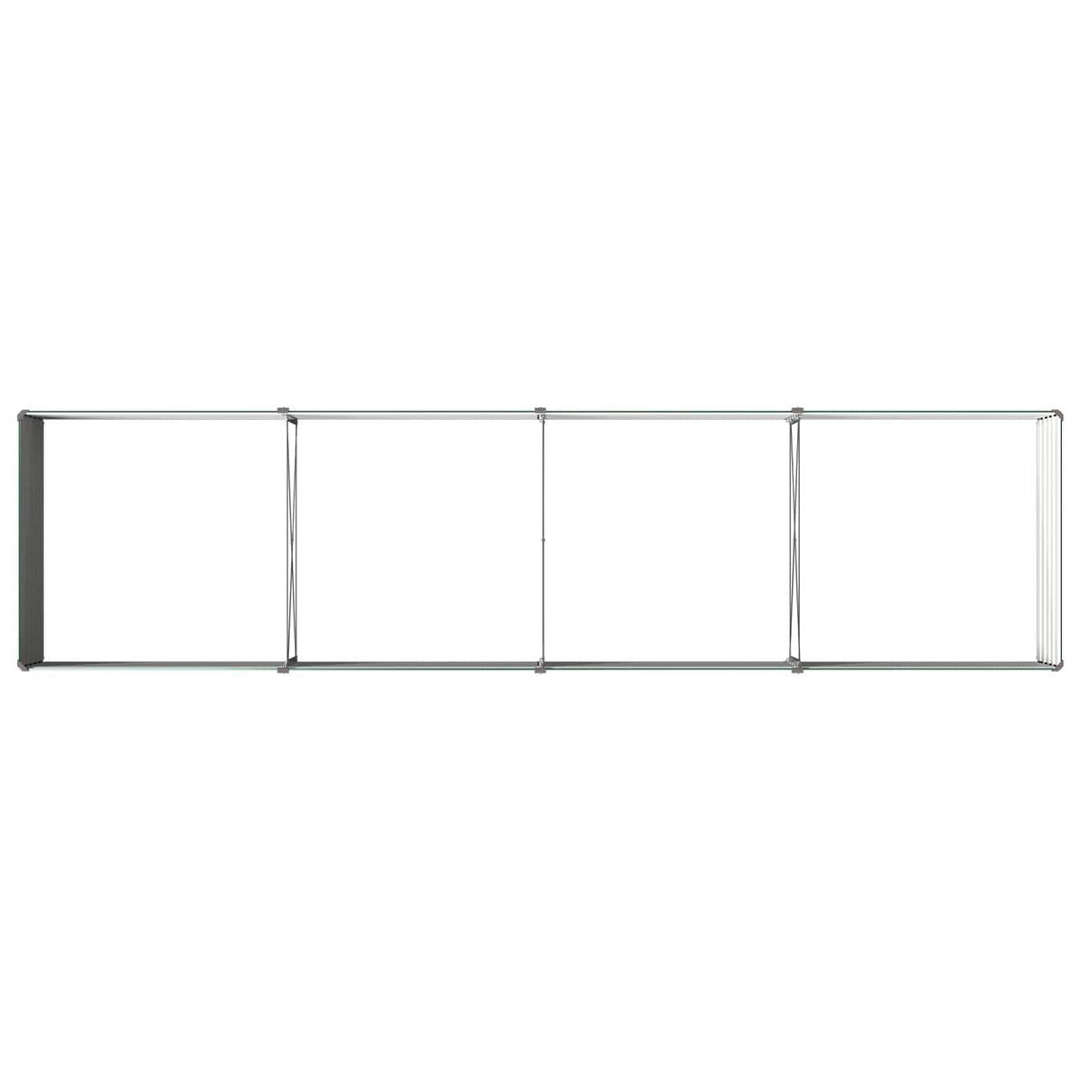 Verhoogd Tuinbed Groen 320 x 80 x 55 cm koudgewalst stalen