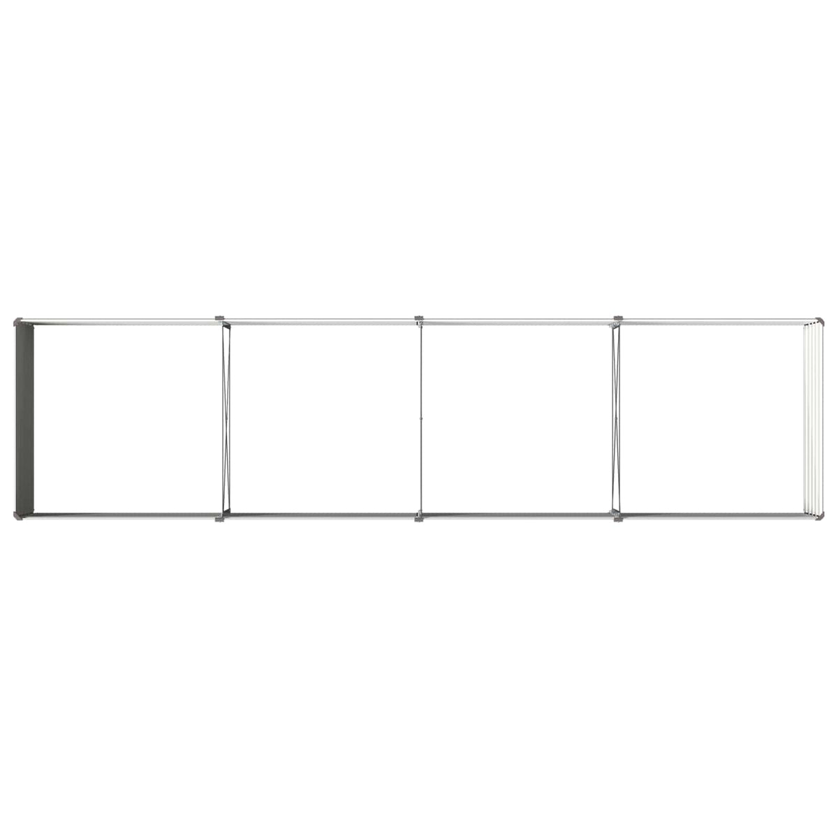 Verhoogd Tuinbed Grijs 320 x 80 x 55 cm koudgewalst staal