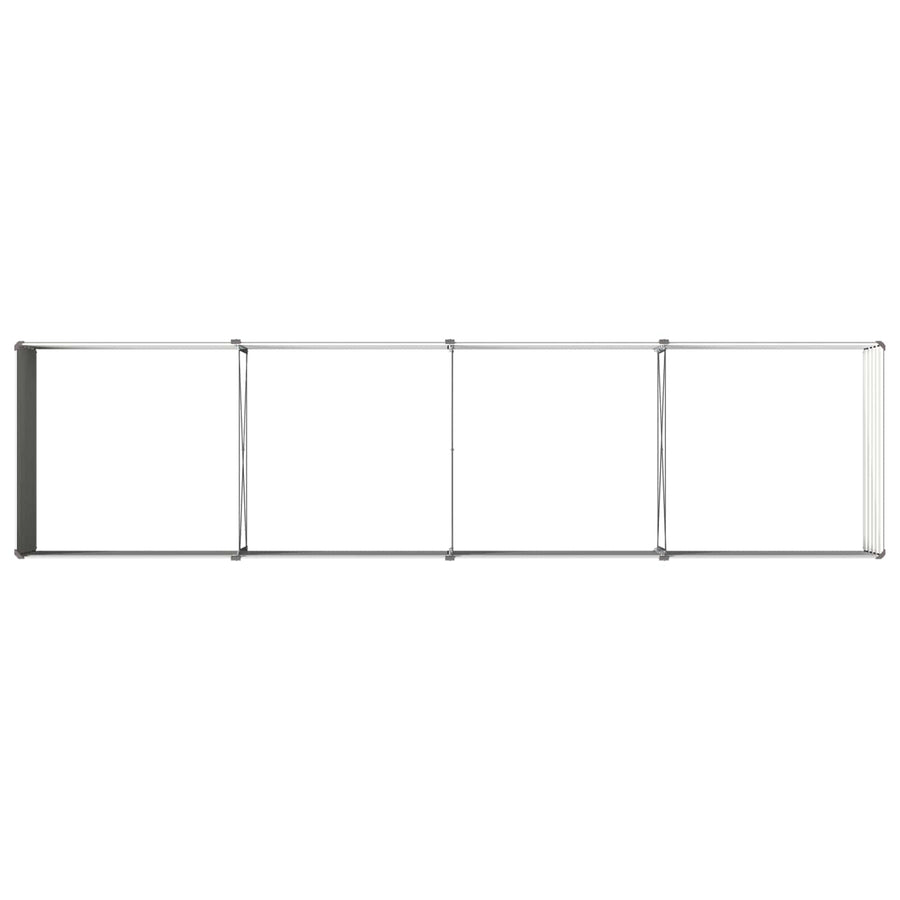 Verhoogd Tuinbed Grijs 320 x 80 x 55 cm koudgewalst staal
