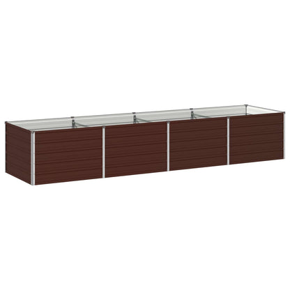 Verhoogd Tuinbed Bruin 320 x 80 x 55 cm koudgewalst staal