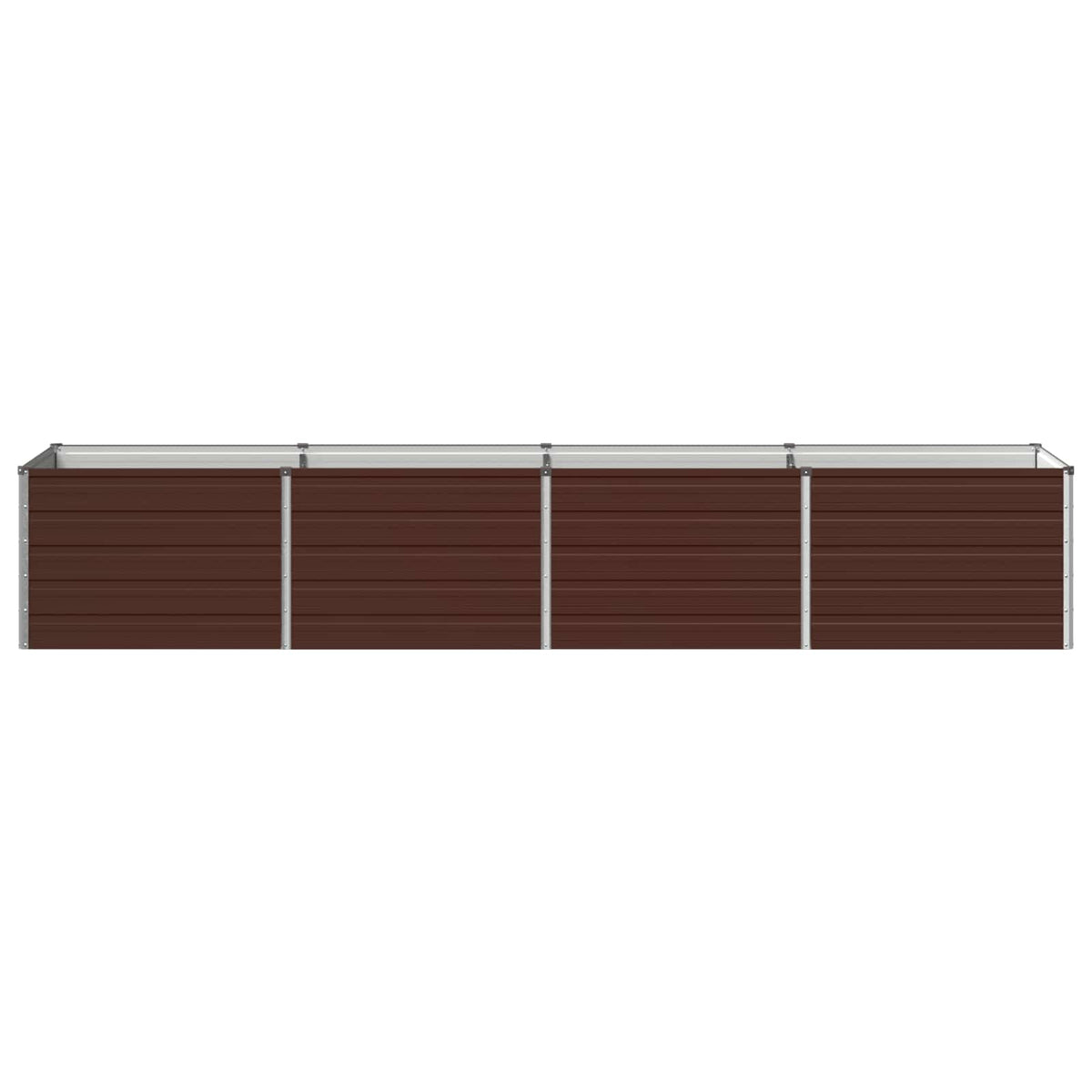 Verhoogd Tuinbed Bruin 320 x 80 x 55 cm koudgewalst staal