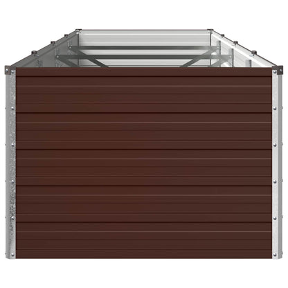 Verhoogd Tuinbed Bruin 320 x 80 x 55 cm koudgewalst staal
