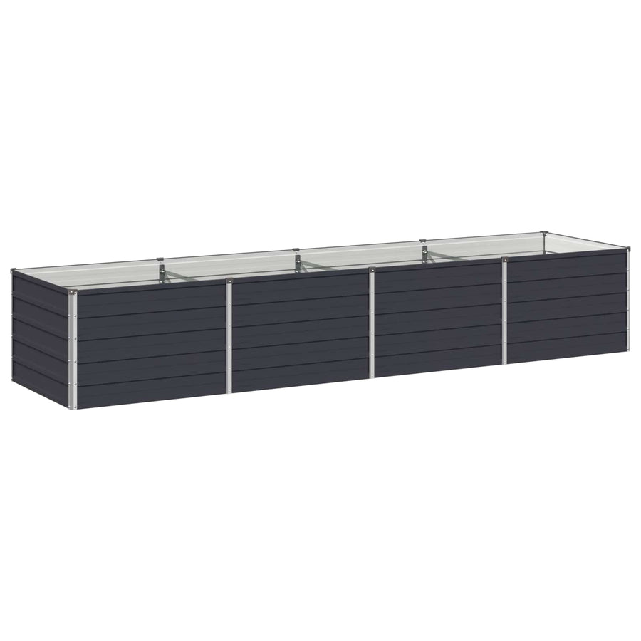 Verhoogd Tuinbed Antracietkleurig 320 x 80 x 55 cm