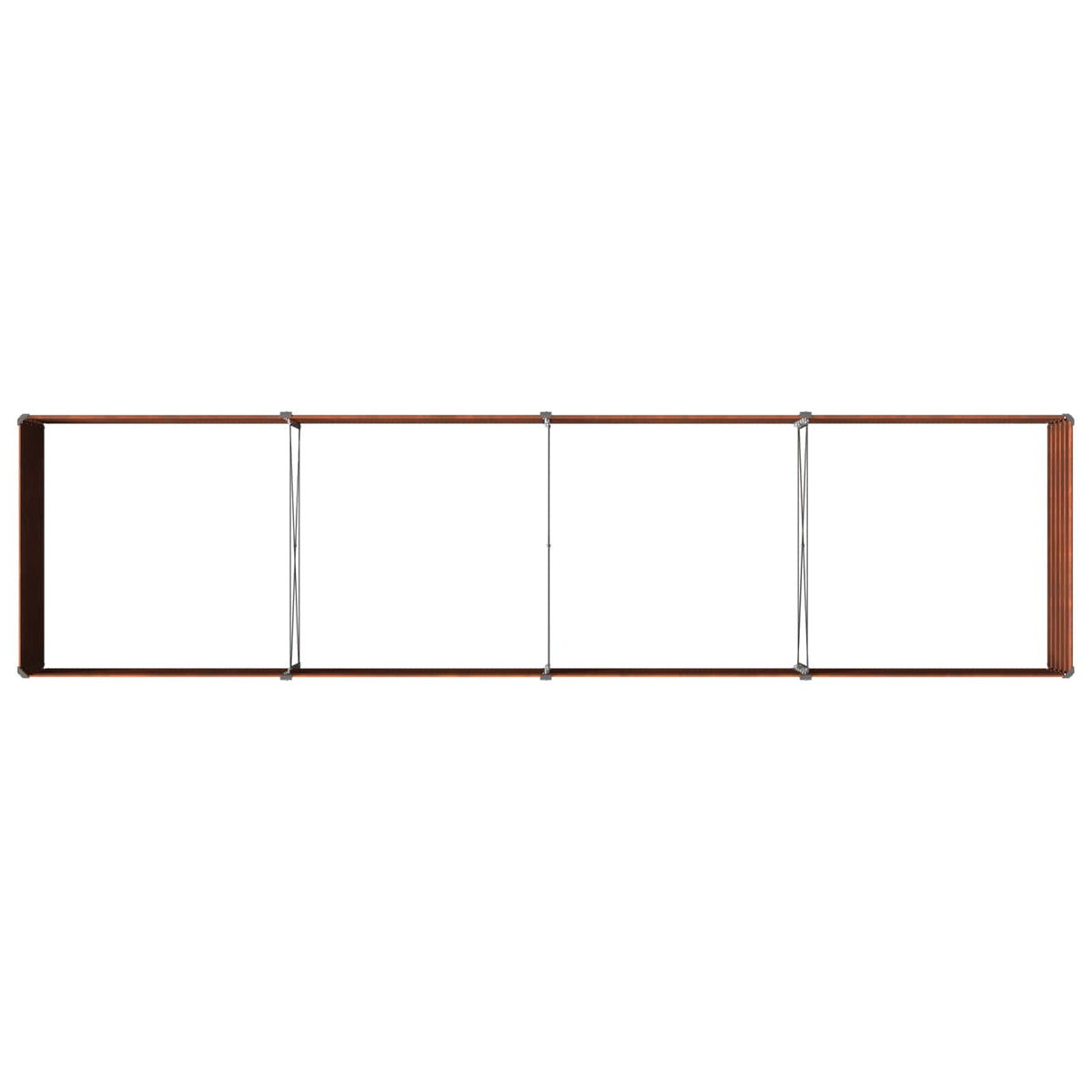 Verhoogd Tuinbed Roestig 320 x 80 x 55 cm corton