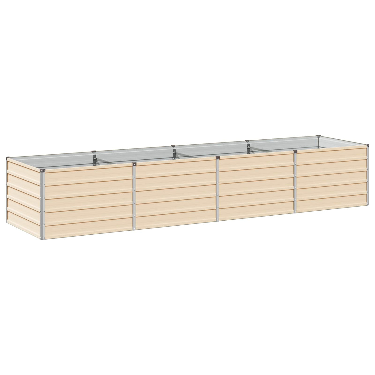 Verhoogd Tuinbed Ivoor 320 x 80 x 55 cm koudgewalst staal