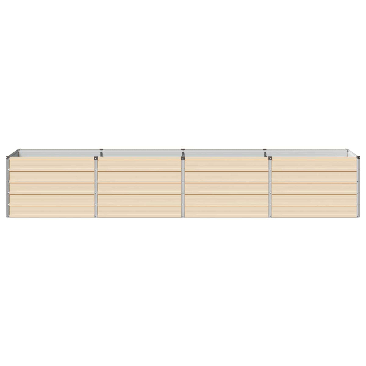 Verhoogd Tuinbed Ivoor 320 x 80 x 55 cm koudgewalst staal