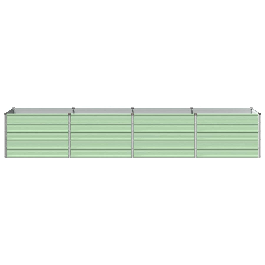 Verhoogd Tuinbed Pastelgroen 320 x 80 x 55 cm koudgewalst staal
