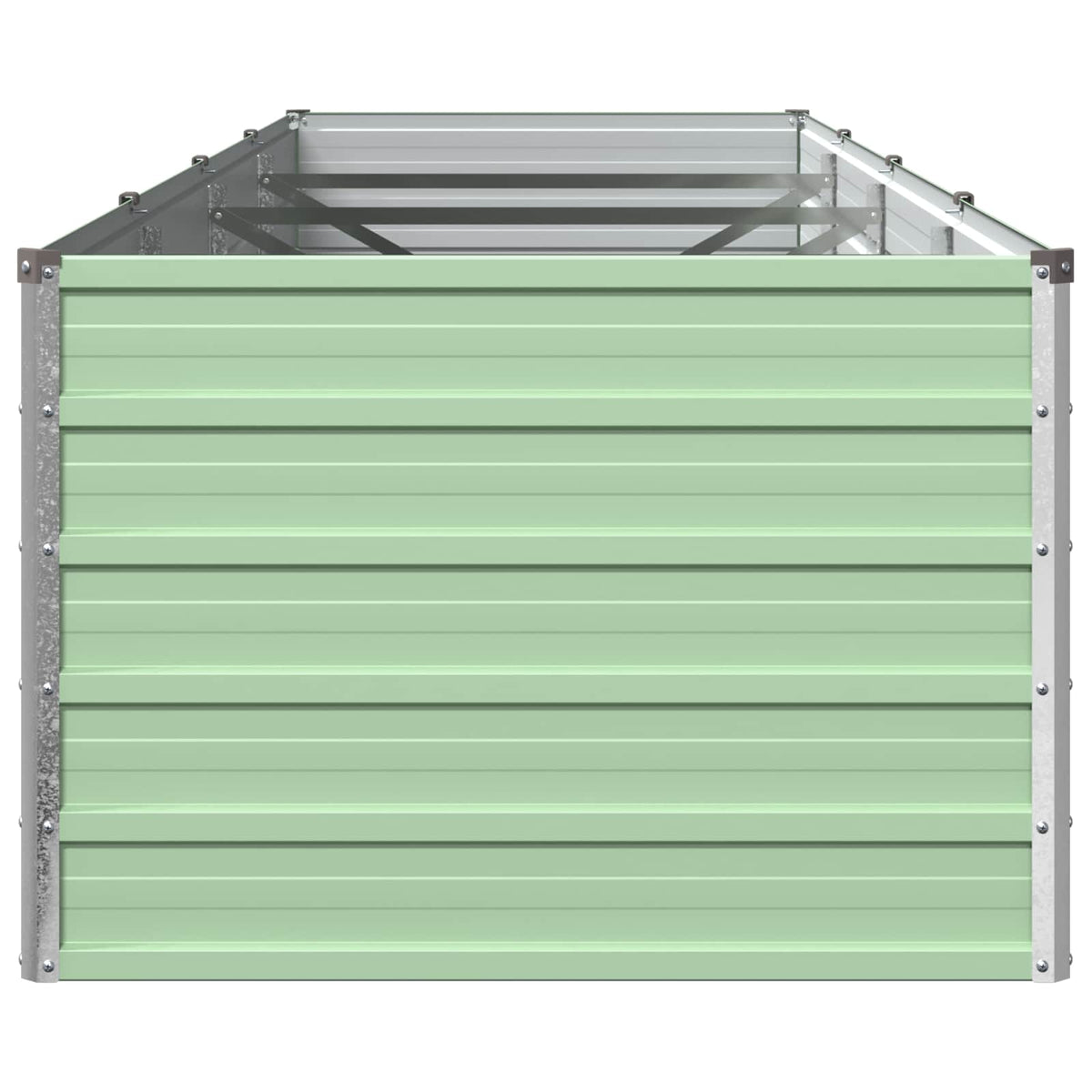Verhoogd Tuinbed Pastelgroen 320 x 80 x 55 cm koudgewalst staal