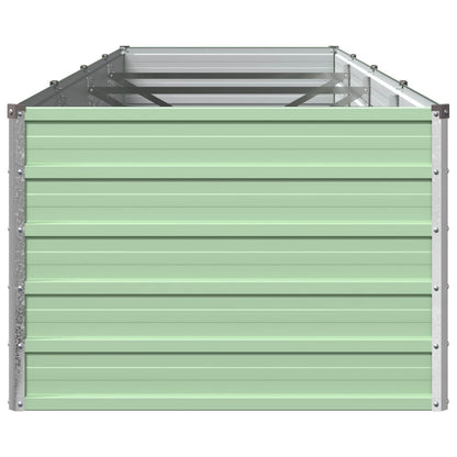 Verhoogd Tuinbed Pastelgroen 320 x 80 x 55 cm koudgewalst staal