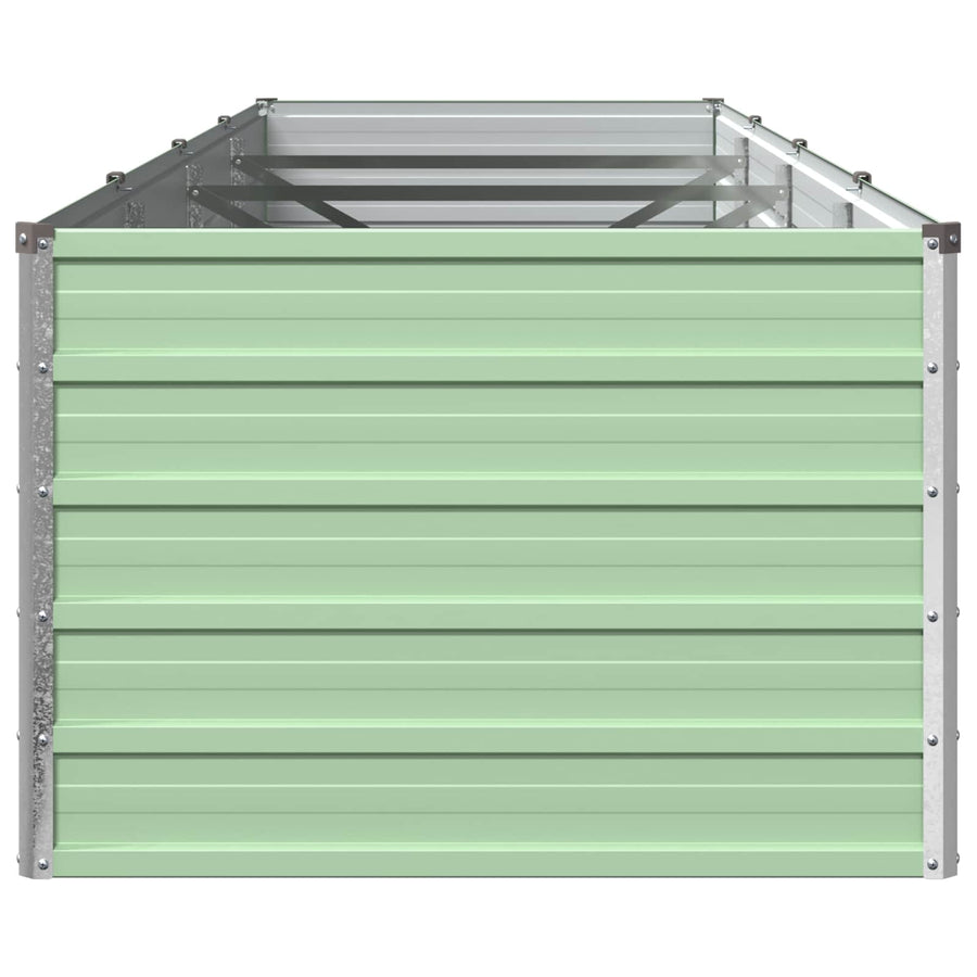 Verhoogd Tuinbed Pastelgroen 320 x 80 x 55 cm koudgewalst staal