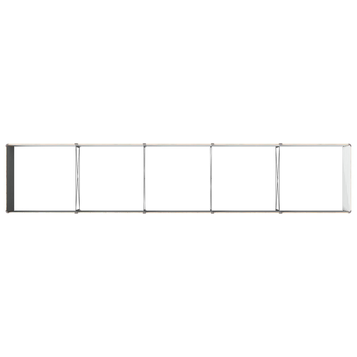 Verhoogd Tuinbed Houtbruin 400 x 80 x 55 cm koudgewalst staal