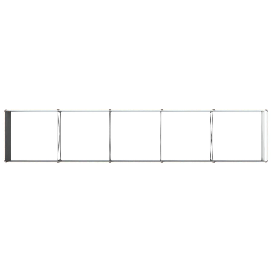 Verhoogd Tuinbed Houtbruin 400 x 80 x 55 cm koudgewalst staal