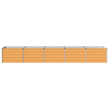 Verhoogd Tuinbed Naturel 400 x 80 x 55 cm koudgewalst staal