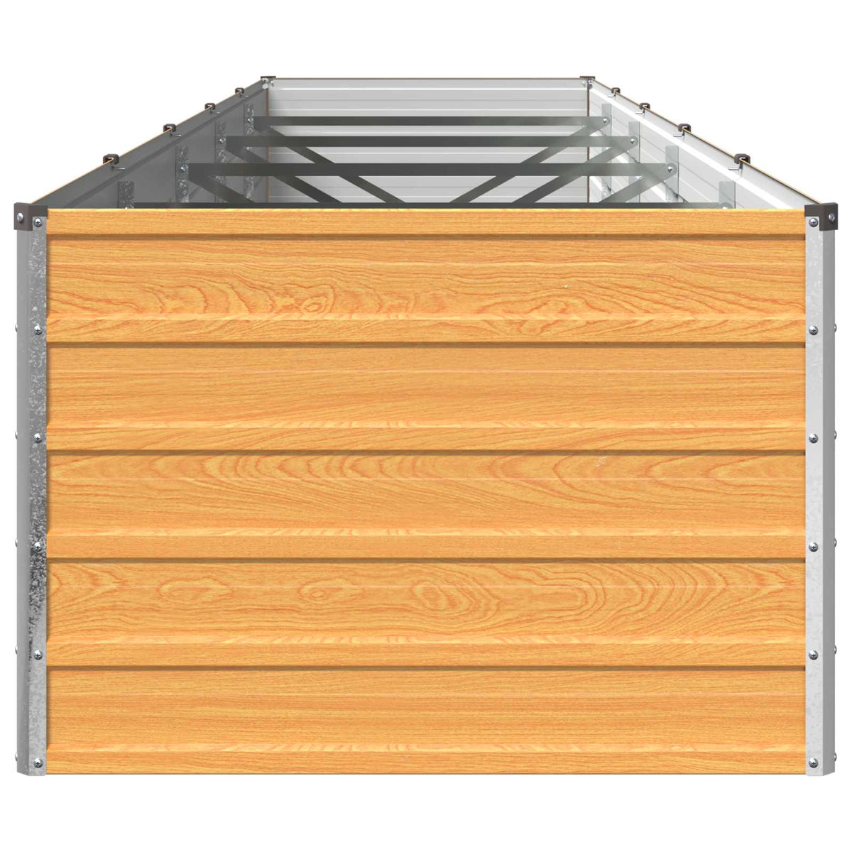Verhoogd Tuinbed Naturel 400 x 80 x 55 cm koudgewalst staal
