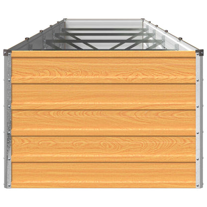 Verhoogd Tuinbed Naturel 400 x 80 x 55 cm koudgewalst staal