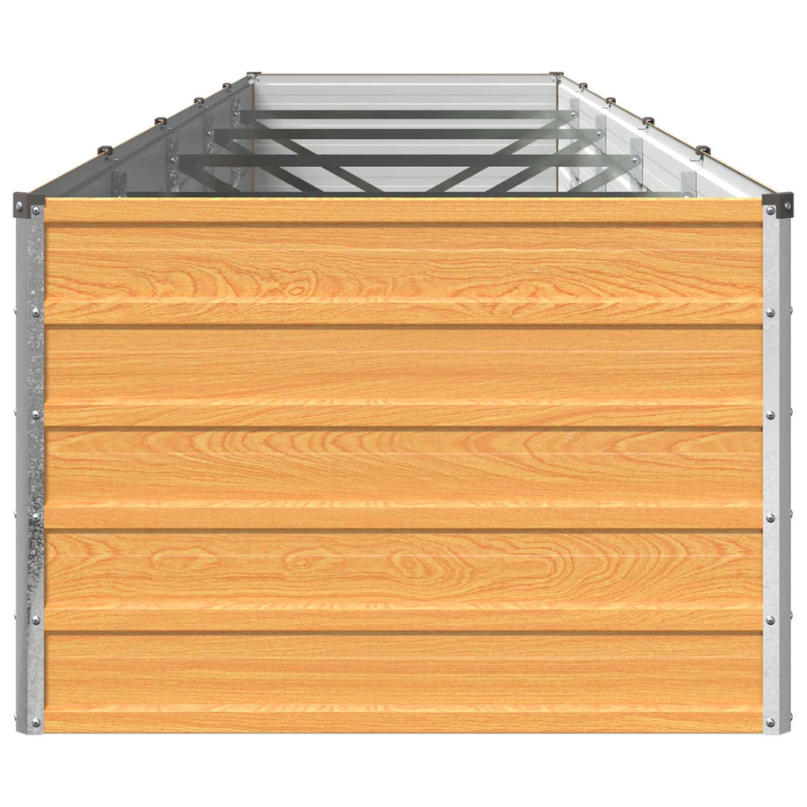Verhoogd Tuinbed Naturel 400 x 80 x 55 cm koudgewalst staal