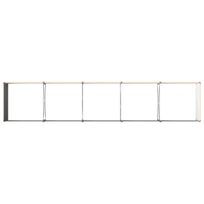 Verhoogd Tuinbed Naturel 400 x 80 x 55 cm koudgewalst staal