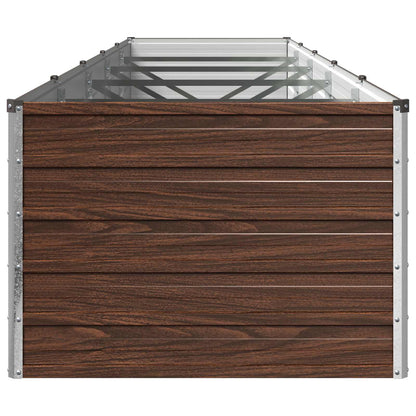 Verhoogd Tuinbed Zwart 400 x 80 x 55 cm koudgewalst staal