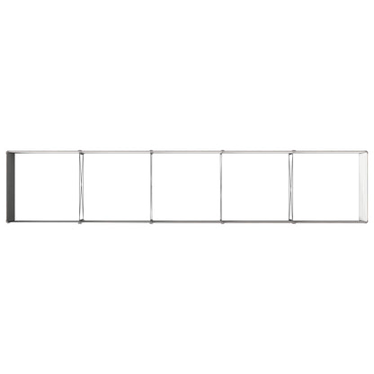 Verhoogd Tuinbed Zwart 400 x 80 x 55 cm koudgewalst staal