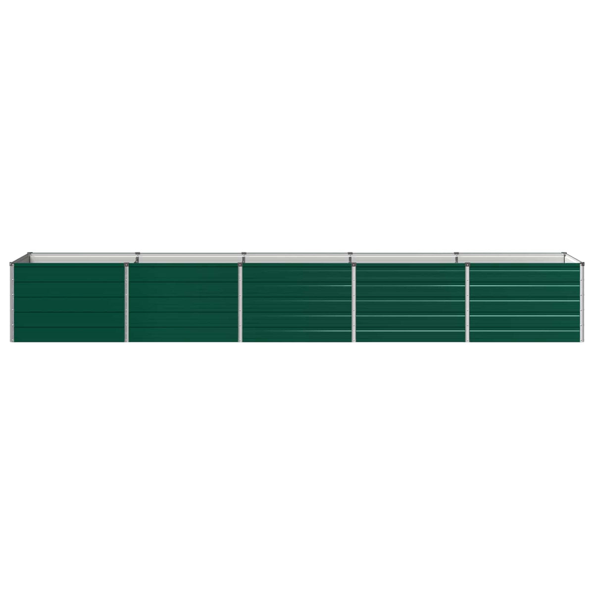 Verhoogd Tuinbed Groen 400 x 80 x 55 cm koudgewalst stalen