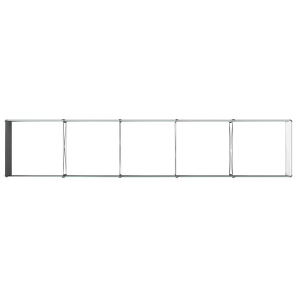 Verhoogd Tuinbed Groen 400 x 80 x 55 cm koudgewalst stalen