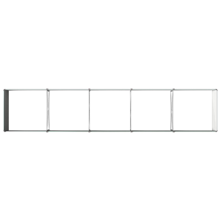Verhoogd Tuinbed Groen 400 x 80 x 55 cm koudgewalst stalen