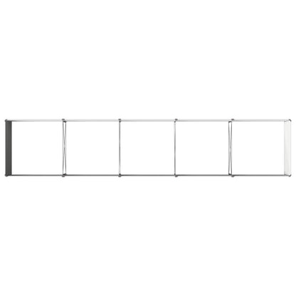 Verhoogd Tuinbed Grijs 400 x 80 x 55 cm koudgewalst staal