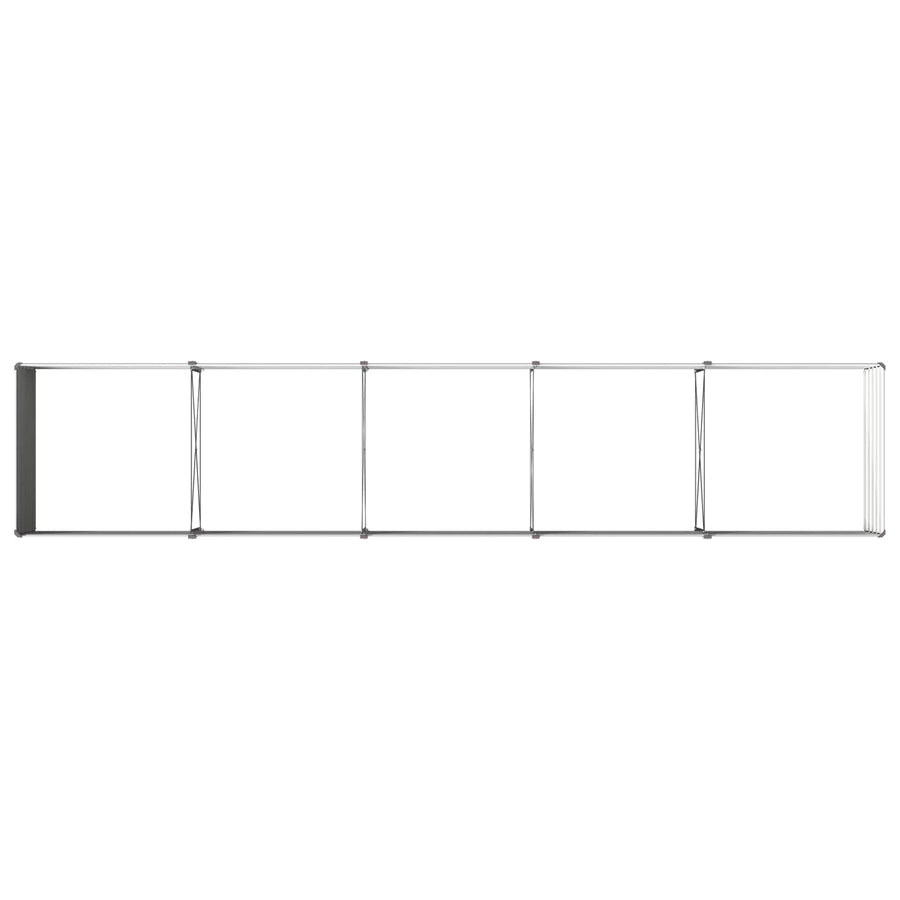 Verhoogd Tuinbed Grijs 400 x 80 x 55 cm koudgewalst staal