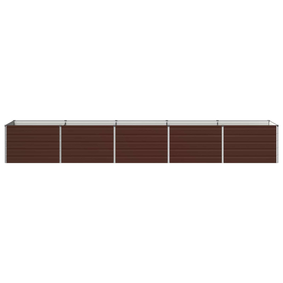 Verhoogd Tuinbed Bruin 400 x 80 x 55 cm koudgewalst staal