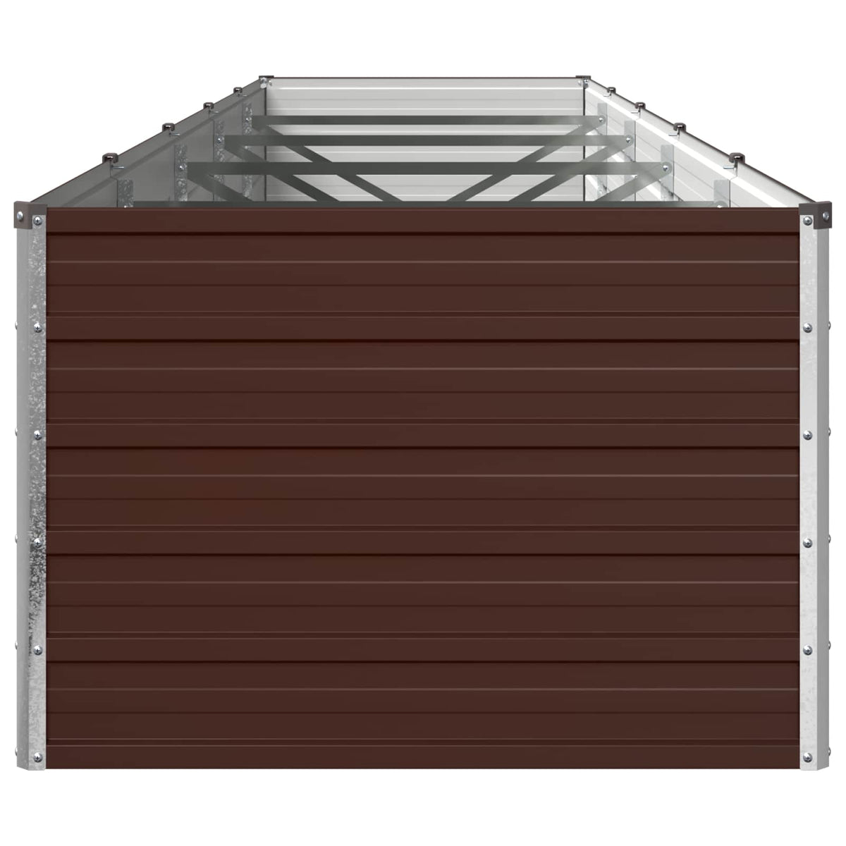 Verhoogd Tuinbed Bruin 400 x 80 x 55 cm koudgewalst staal