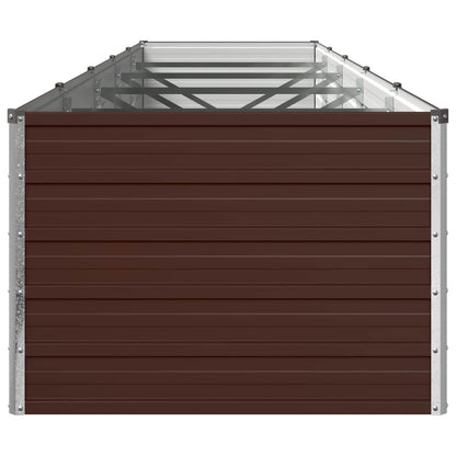 Verhoogd Tuinbed Bruin 400 x 80 x 55 cm koudgewalst staal