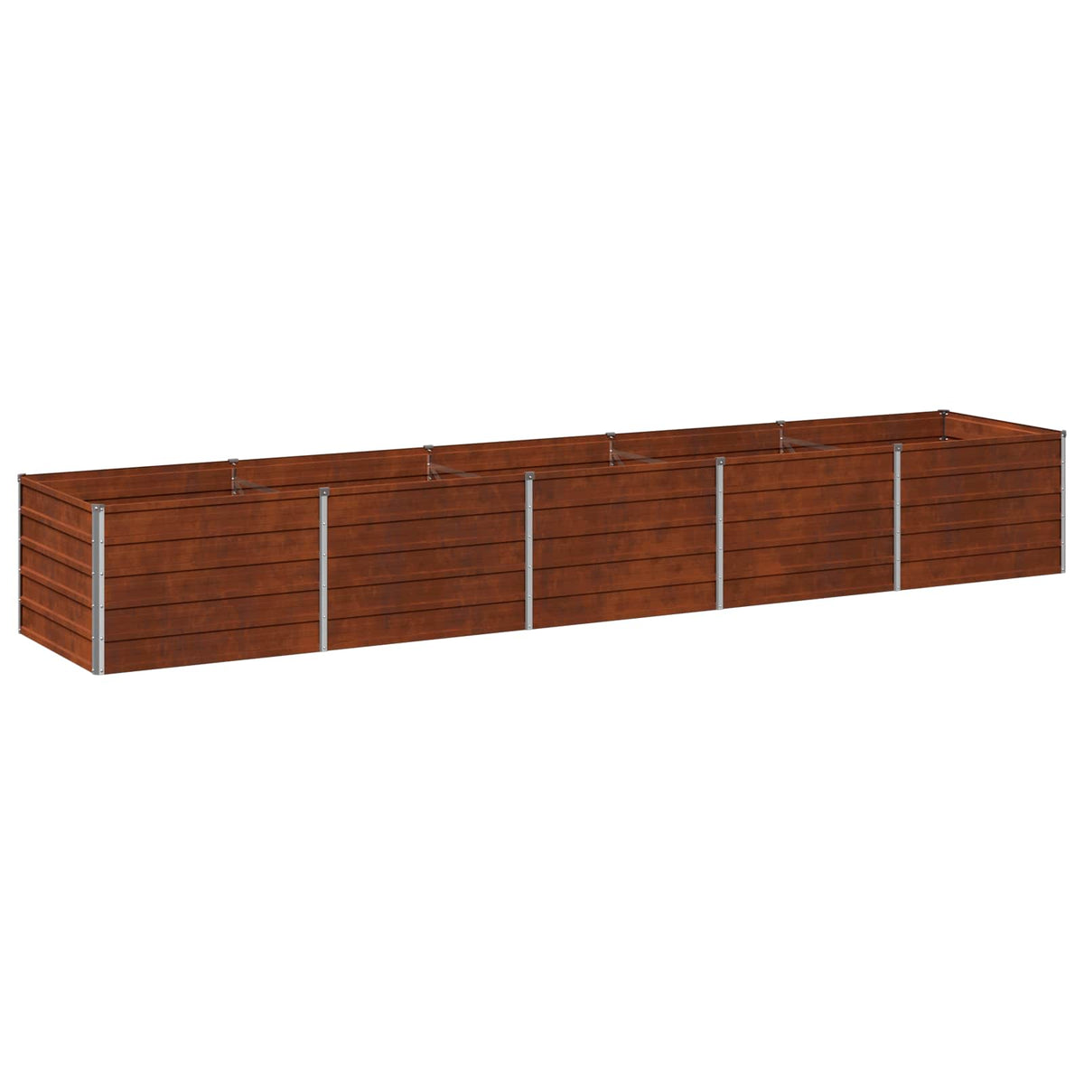 Verhoogd Tuinbed Roestig 400 x 80 x 55 cm corton