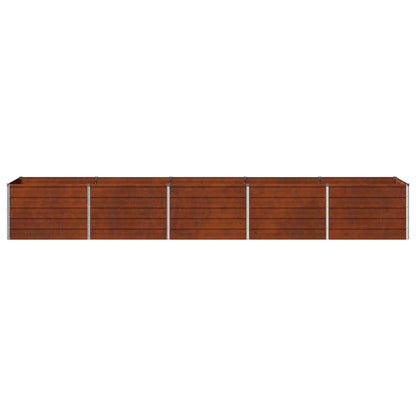Verhoogd Tuinbed Roestig 400 x 80 x 55 cm corton