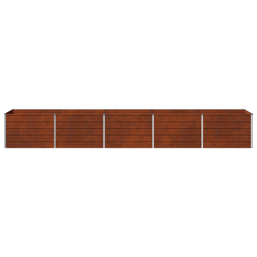 Verhoogd Tuinbed Roestig 400 x 80 x 55 cm corton