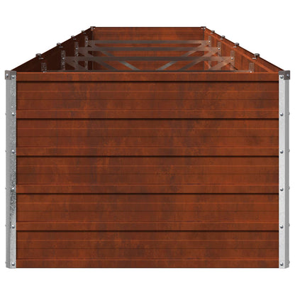 Verhoogd Tuinbed Roestig 400 x 80 x 55 cm corton