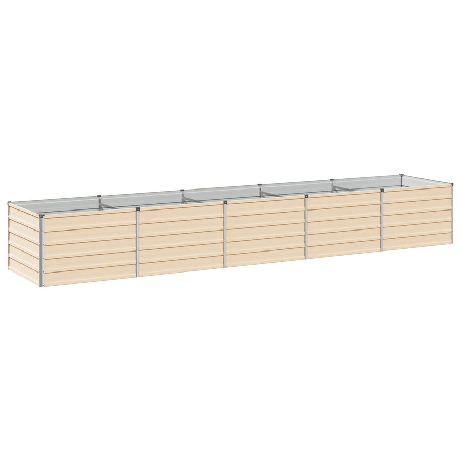 Verhoogd Tuinbed Ivoor 400 x 80 x 55 cm koudgewalst staal