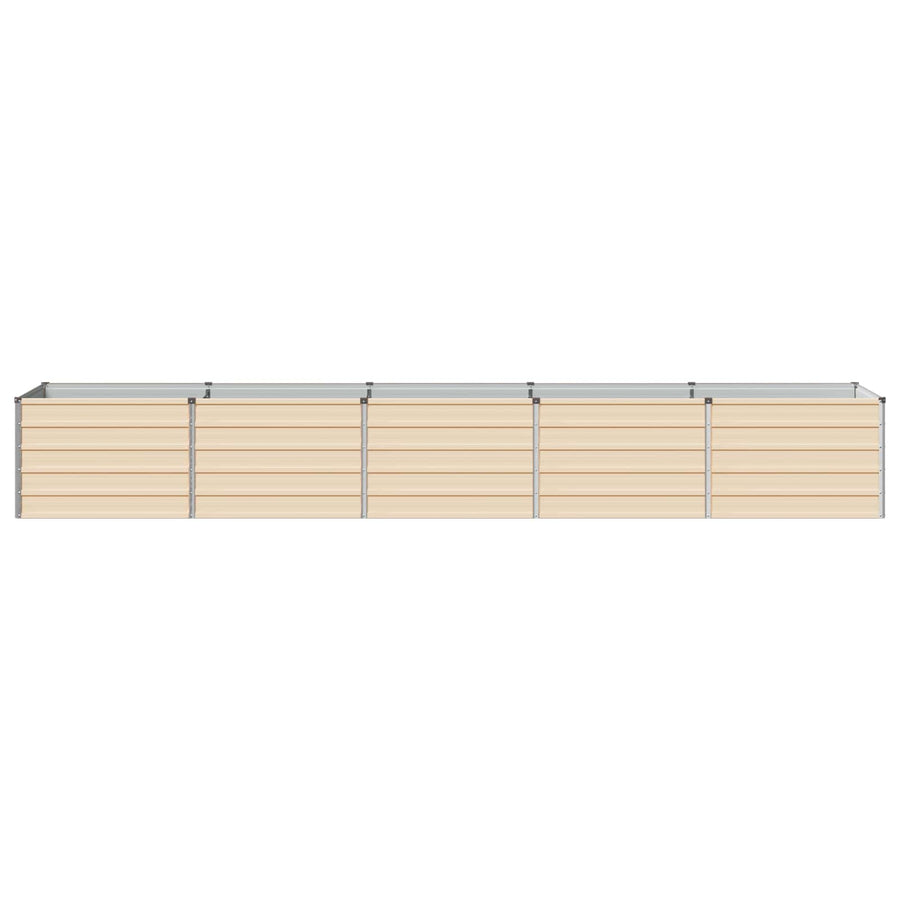 Verhoogd Tuinbed Ivoor 400 x 80 x 55 cm koudgewalst staal