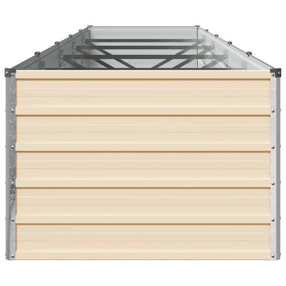 Verhoogd Tuinbed Ivoor 400 x 80 x 55 cm koudgewalst staal