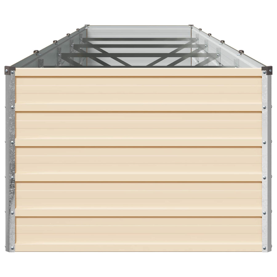 Verhoogd Tuinbed Ivoor 400 x 80 x 55 cm koudgewalst staal
