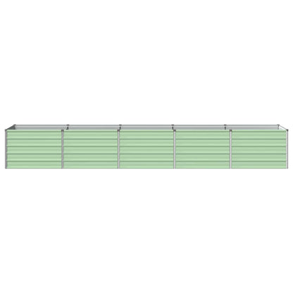 Verhoogd Tuinbed Pastelgroen 400 x 80 x 55 cm koudgewalst staal