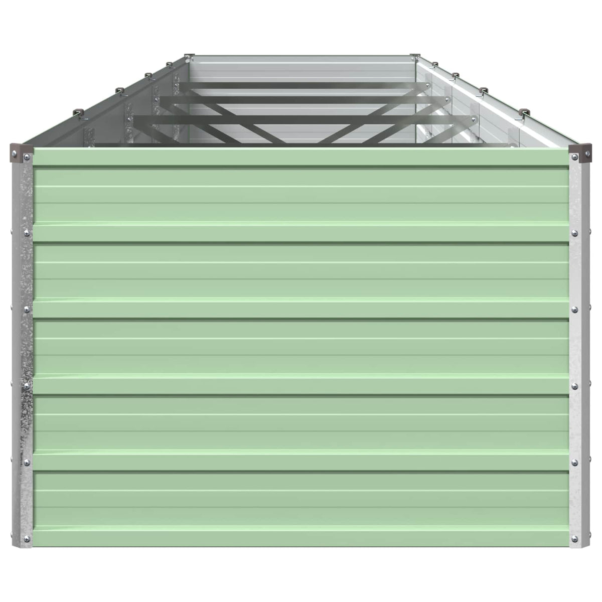 Verhoogd Tuinbed Pastelgroen 400 x 80 x 55 cm koudgewalst staal