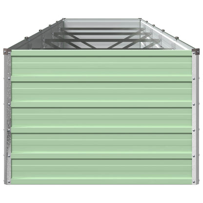 Verhoogd Tuinbed Pastelgroen 400 x 80 x 55 cm koudgewalst staal