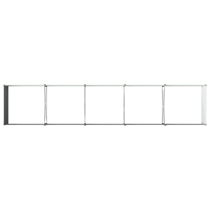 Verhoogd Tuinbed Pastelgroen 400 x 80 x 55 cm koudgewalst staal