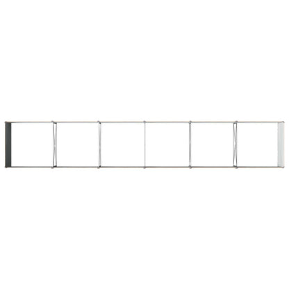 Verhoogd Tuinbed Houtbruin 480 x 80 x 55 cm koudgewalst staal