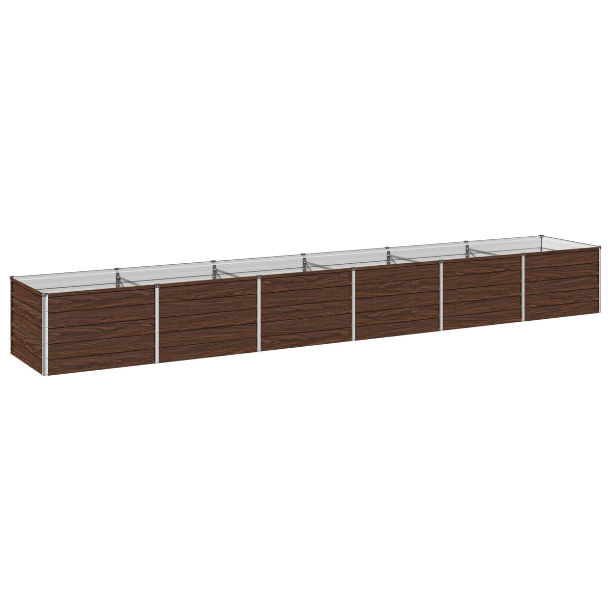 Verhoogd Tuinbed Zwart 480 x 80 x 55 cm koudgewalst staal