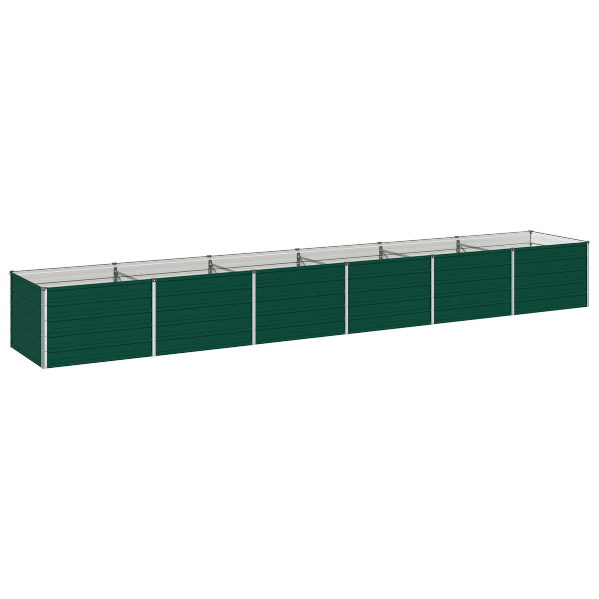 Verhoogd Tuinbed Groen 480 x 80 x 55 cm koudgewalst stalen