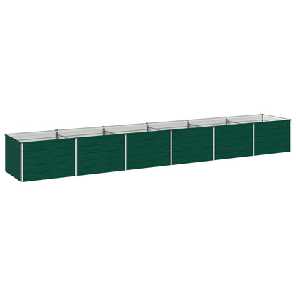 Verhoogd Tuinbed Groen 480 x 80 x 55 cm koudgewalst stalen