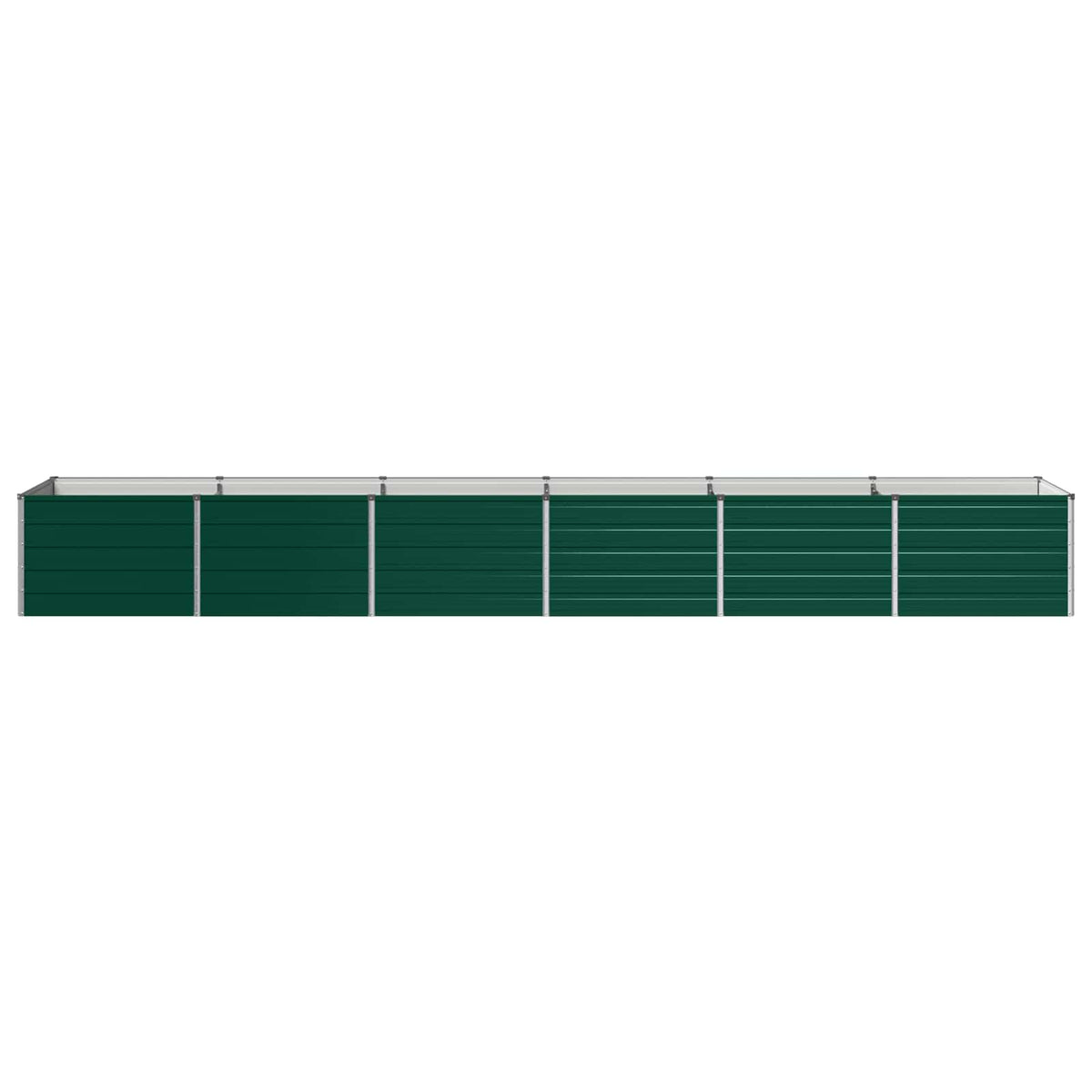 Verhoogd Tuinbed Groen 480 x 80 x 55 cm koudgewalst stalen